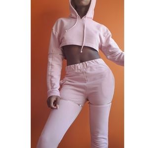 Detachable Pink Jogger Set